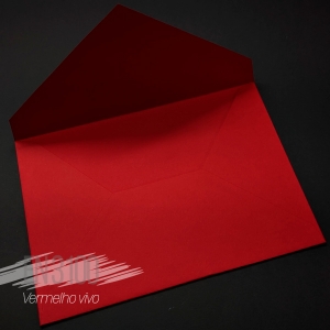 Envelope  Bico EN 3100 Vermelho Vivo 15x21cm 25 und