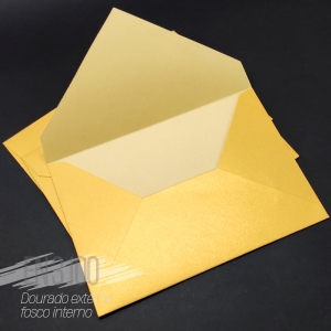 Envelope Bico EN 3100 Dourado ( interno fosco) 15x21cm 25 und