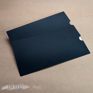 Envelope Luva EN 1600  Preto 13x24,5cm 25 und