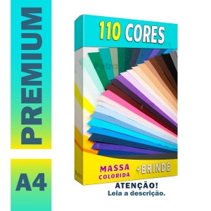 Kit Color Plus com 125 folhas tam. A4 180g/m² ( escolha as cores )