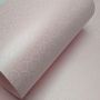 Papel Adamascado - Metálico Rosa com Branco - Tam. A4 - 180g/m² 25 folhas