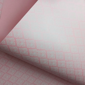 Papel Arabesco Perola Rosa com branco  - Tam. A4 - 180g/m² 25 folhas