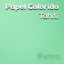 Papel Color Plus Tahiti - Verde Tam.48x66 cm - 180g/m² 25 folhas