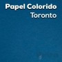 Papel Color Plus Toronto - Azul Tam. 66x96cm 180g/m² 10 Folhas
