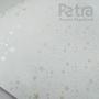 Papel Estrelas - Branco com Pérola - Tam. 30,5x30,5 - 180g/m² 25 folhas