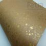 Papel Estrelas - Kraft com Dourado - Tam. A4 - 180g/m²