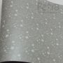 Papel Estrelas - Pérola Prata com Branco - Tam. 30,5x30,5 - 180g/m² 20 folhas
