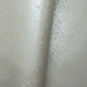 Papel Floral Ref 01 -  Metálico Champanhe com Branco - Tam. A4 - 180g/m² 25 folhas