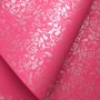 Papel Floral Ref 01 - Rosa Pink com Perola - Tam. A3 - 180g/m² 20 und