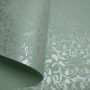 Papel Floral Ref 01 - Verde Claro com Perola - Tam. A4 - 180g/m²  20 und