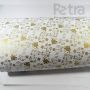 Papel Floral Ref 02 - Branco com Dourado - Tam. A3 - 180g/m² 20 und
