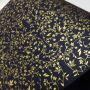 Papel Floral Ref 03 - Preto com Dourado - Tam. 32x65cm - 180g/m² 25 Folhas