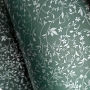 Papel Floral Ref 03 - Verde Escuro com Prata - Tam. A3 - 180g/m² 20 und