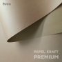 Papel Kraft Premium - Tamanho 30,5x30,5 - 200g/m² - com 100 folhas