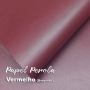 Papel Pérola Vermelho Borgonha Tam. 30,5x30,5 - 180g/m²