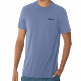 Camiseta Masculina Mizuno Basic Logo - Azul