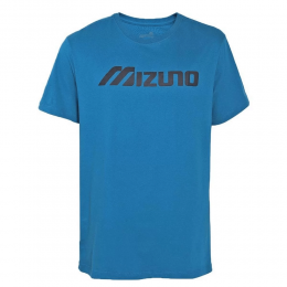 Camiseta Mizuno Basic Big Logo Masculina - Azul