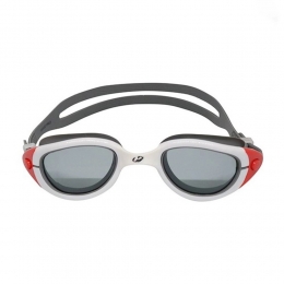 Óculos de Natação Hammerhead wave pro - Branco/cinza/vermelho/fumê