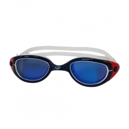 Óculos de Natação Hammerhead wave pro Mirror - azul/branco/vermelho