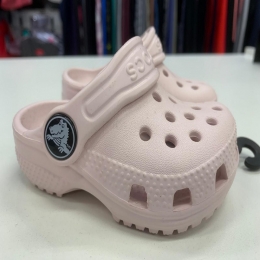 Sandália Crocs Infantil Classic - Barely Pink
