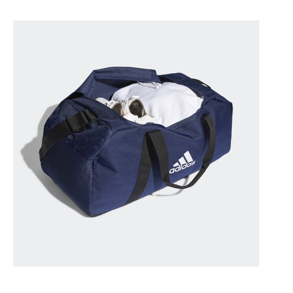 Bolsa mala Adidas Duffel média tiro primegreen - Azul