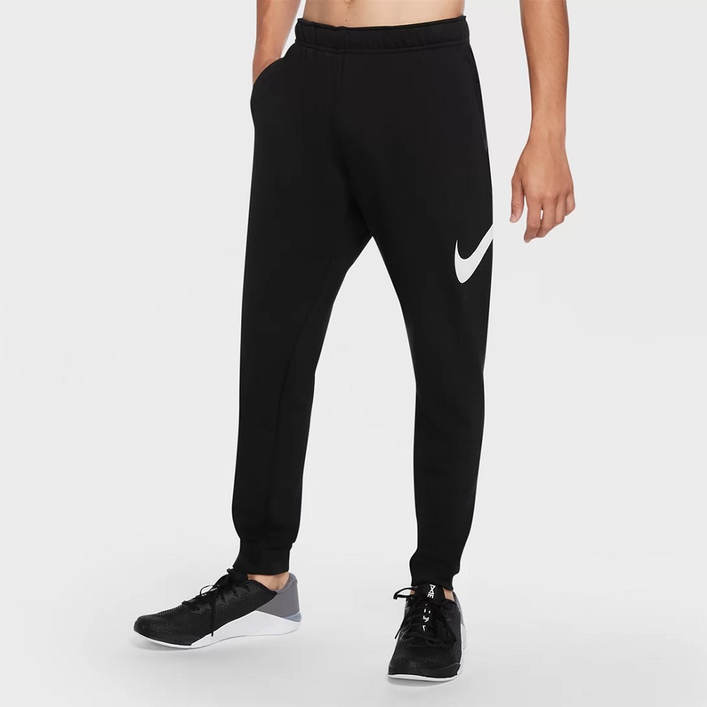 Calça Nike Moletom Tapered - Masculina - preto