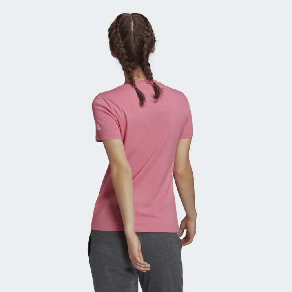 Camisa Adidas Essentials Linear - Rosa