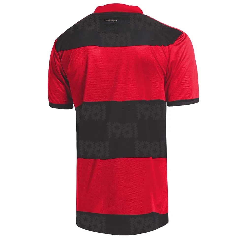Camisa Flamengo I 21/22 Adidas Masculina - Preta/Vermelha