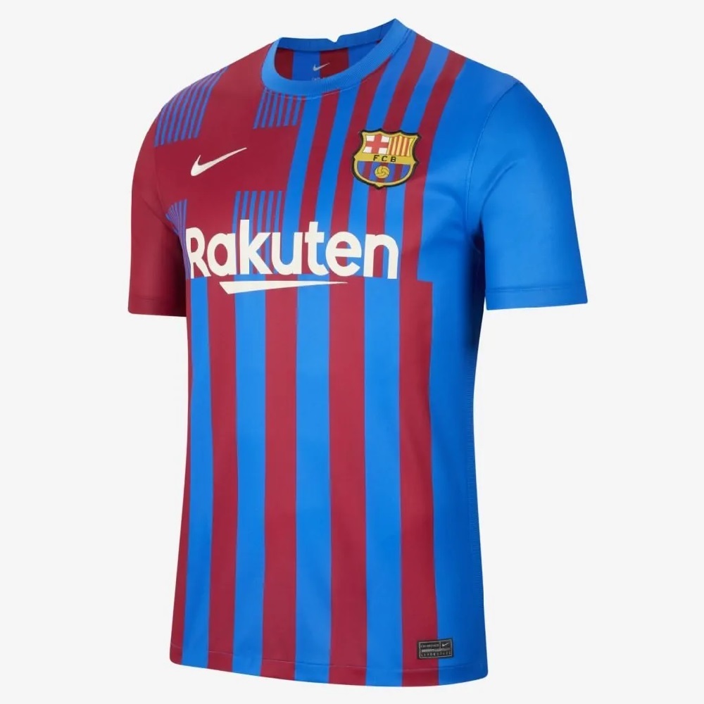 Camisa Nike Barcelona I 2021/22 - Azul
