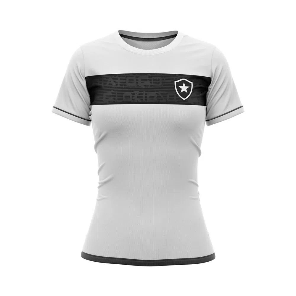 Camiseta Botafogo Approval Braziline Feminina - Branca