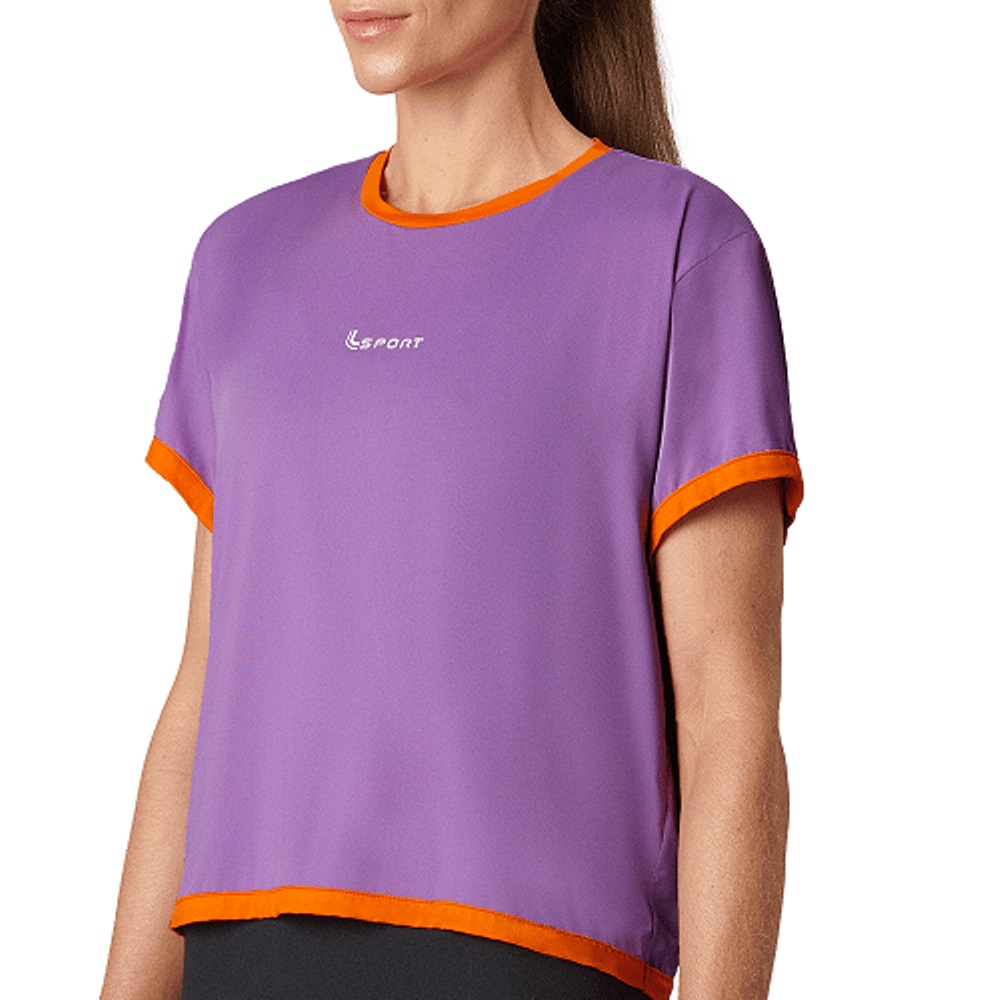 Camiseta Lupo AF Colors - Lilás/Laranja