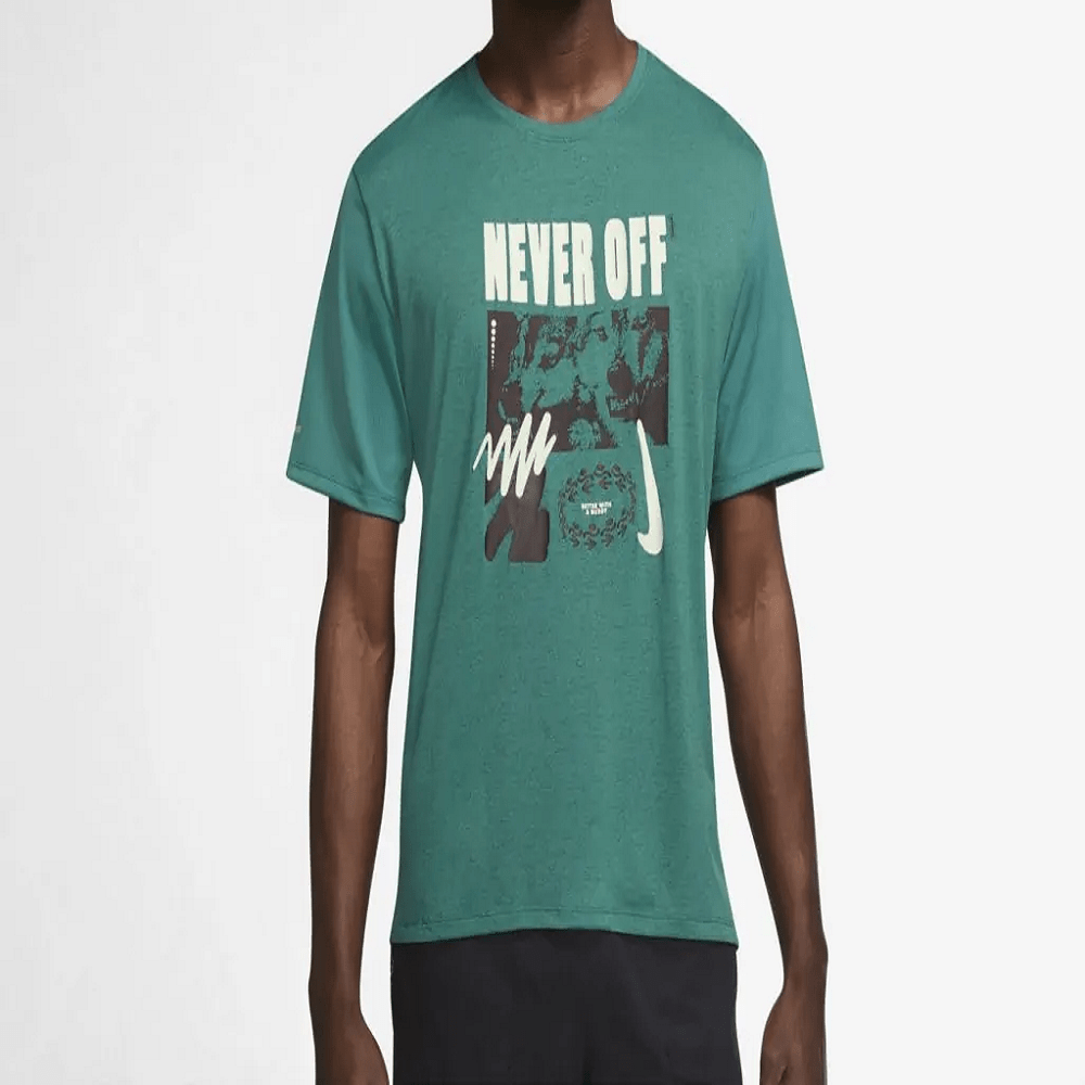 Camiseta Nike Dri-FIT Wild Run Miler - Verde