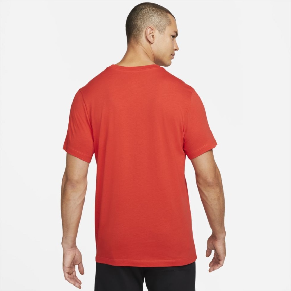 Camiseta Nike Liverpool Futura Crest - Vermelho
