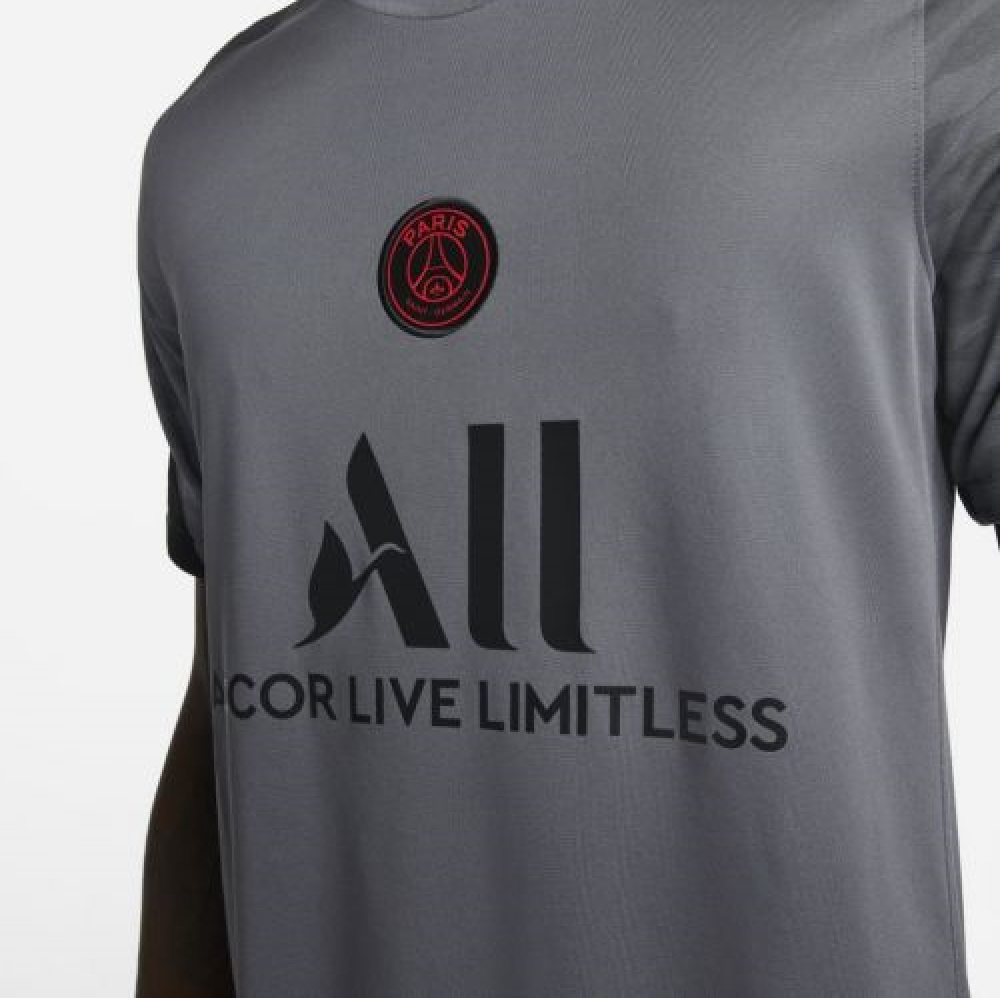 Camiseta Nike PSG Treino - Cinza