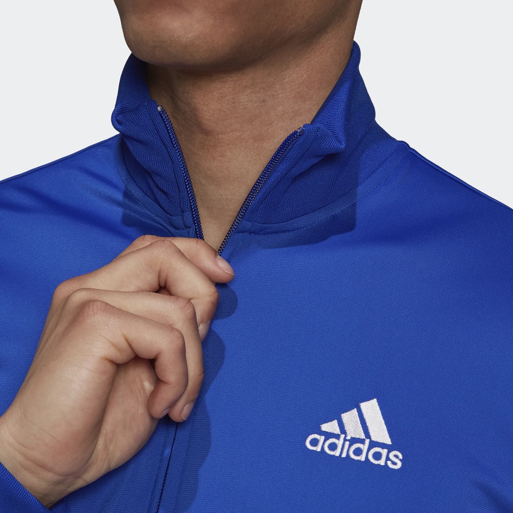Conjunto Adidas Agasalho Primegreen Essentials Small Logo - Azul/Preto