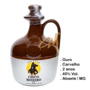 Cachaça Chico Mineiro Ouro Louça Moringa 1000 ml (Abaeté - MG)