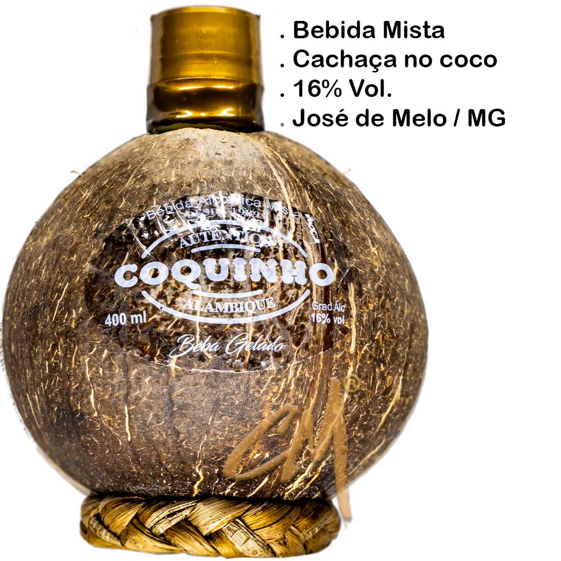 Bebida Mista Coquinho Germana Alambique 400 ml   (Nova União - MG)