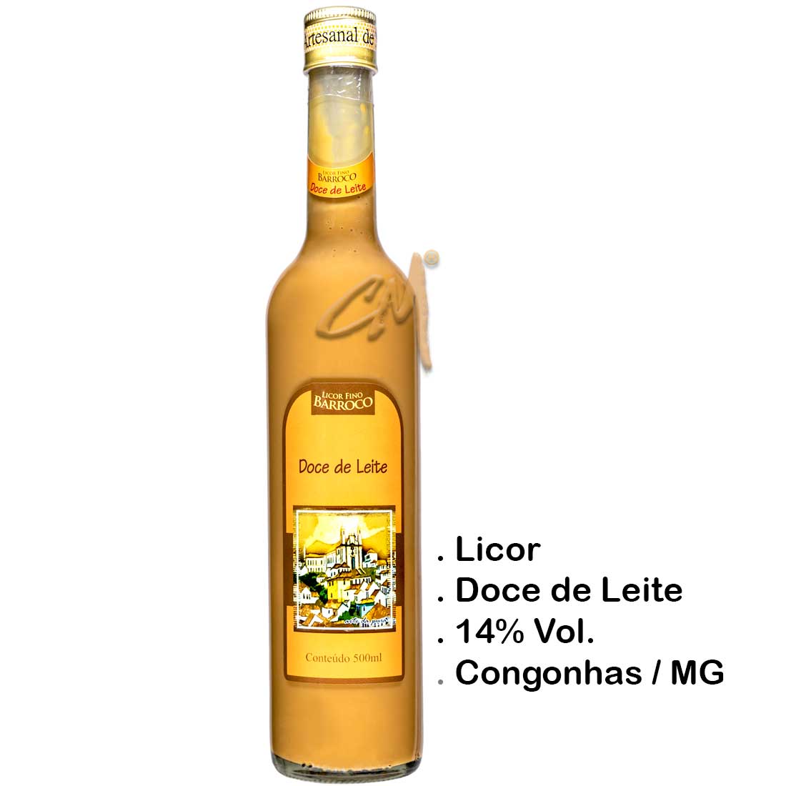 Licor Doce de Leite Barroco 500 ml (Congonhas - MG)