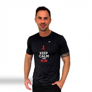 Camiseta Masculina Foco Radical Keep Calm And Run