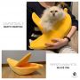 Cama em forma de Banana para Gatos