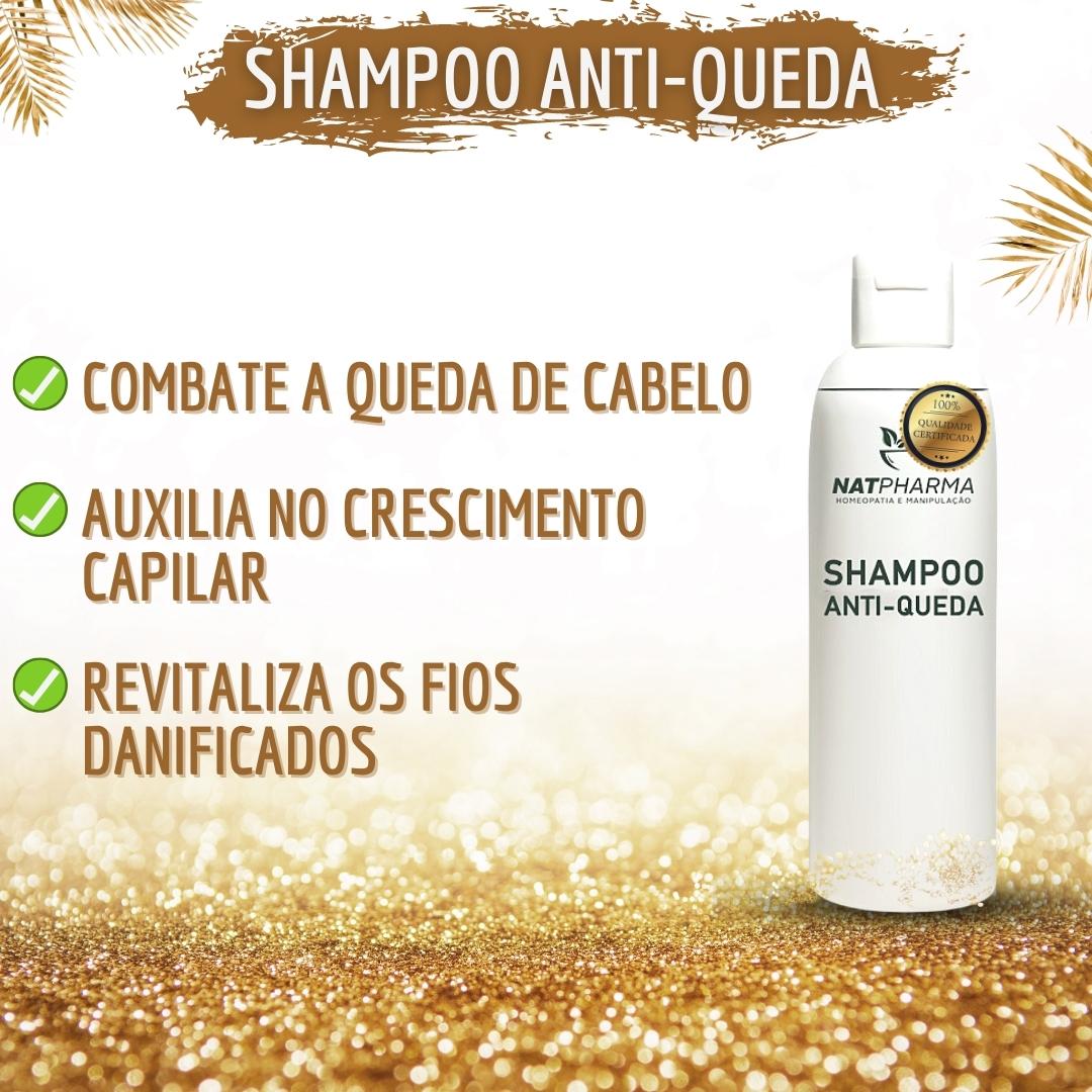 Shampoo Anti-queda - 200ml - Combate a Queda de Cabelos e AJuda no Crescimento Capilar