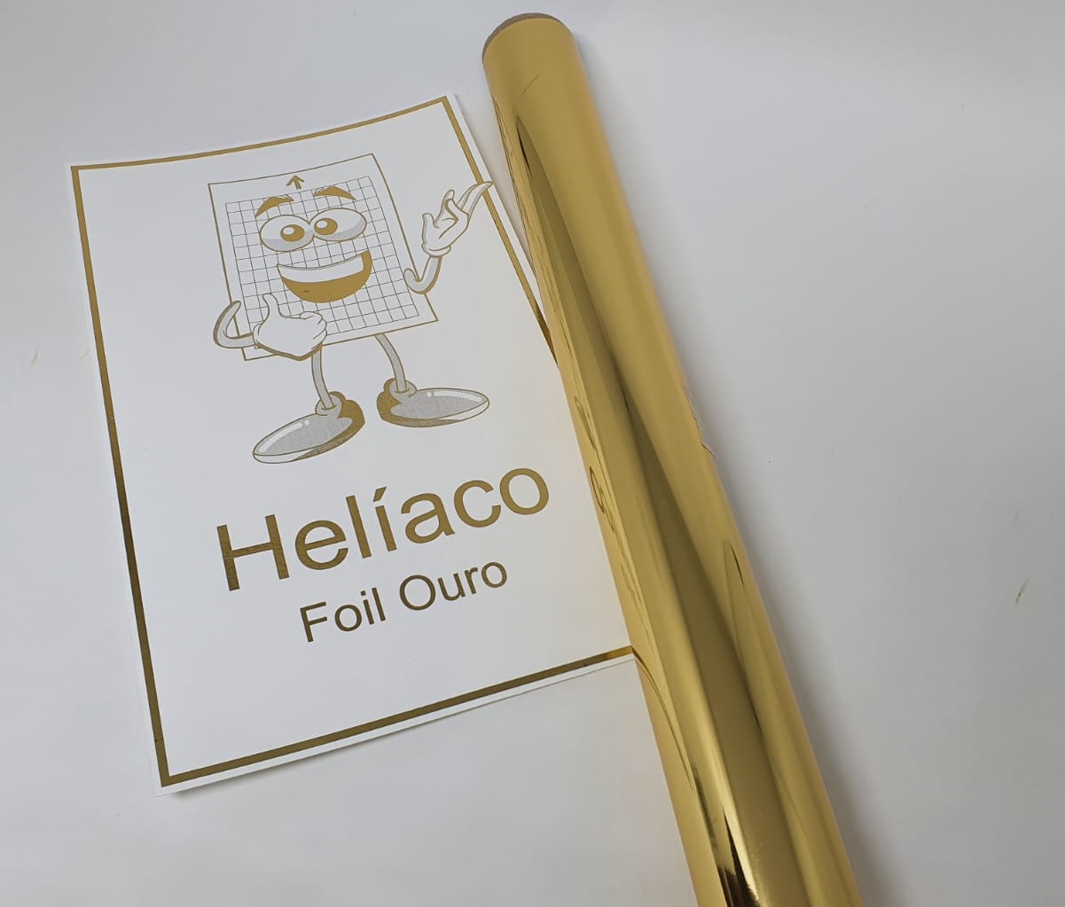 Foil Helíaco Ativado por Impressão Laser - OURO