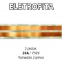 Eletrofita 2 Pistas 20A 750V 1 Metro