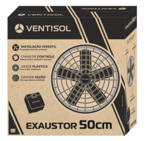 Ventilador axial exaustor industrial 50 cm da Ventisol
