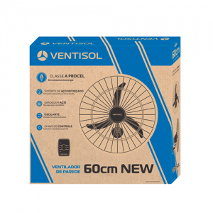 Ventilador OSC Parede 60cm New PR GR 220V Premium