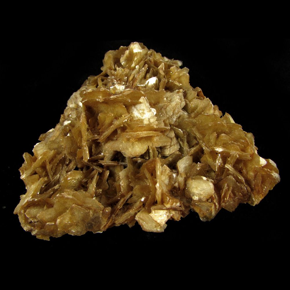 Mica Estrela Amarela Pedra Natural - Frete Grátis - 4867