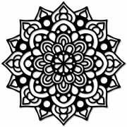Mandala Estrela - Decoração de Parede - Escultura em MDF Vários Tamanhos