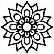 Mandala Pétala - Decoração de Parede - Escultura em MDF Vários Tamanhos
