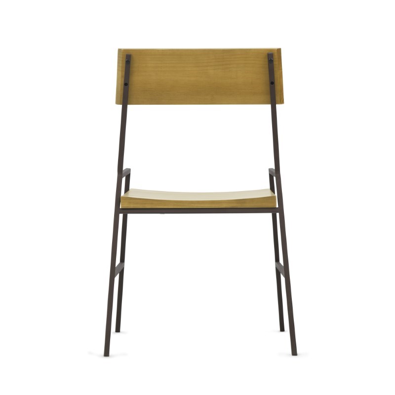 KIT 2 Cadeiras Lumber Castanho Oregon - Datelli Design