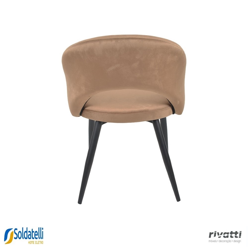 Cadeira Elenice Preta ou Fendi - Rivatti